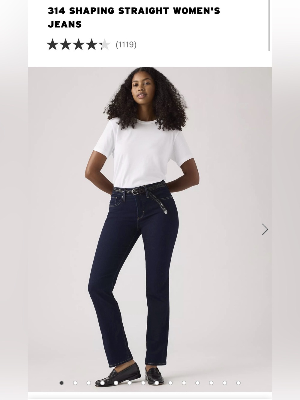 Levi’s 314 Shaping Straight Jean